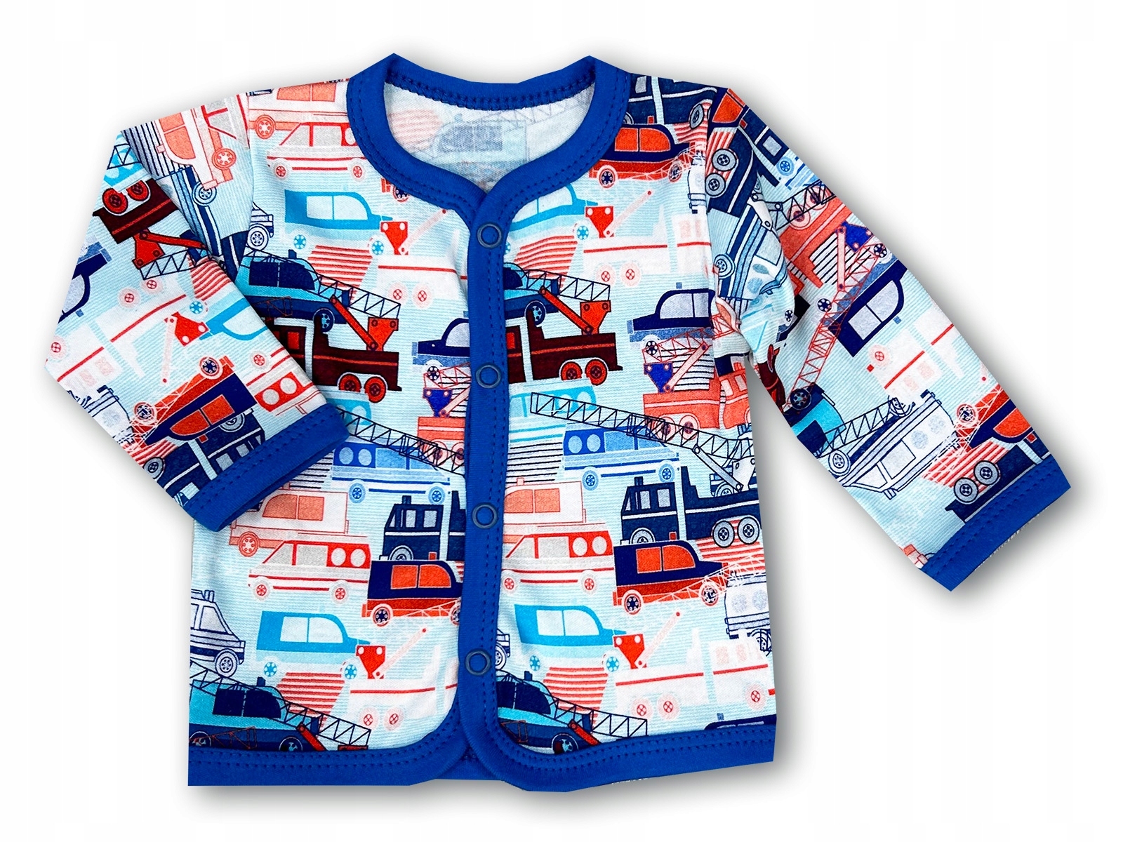 KAFTAN kaftanik 62 KOSZULKA bluzka rozpinana DLA NIEMOWLAKA straż pożarna