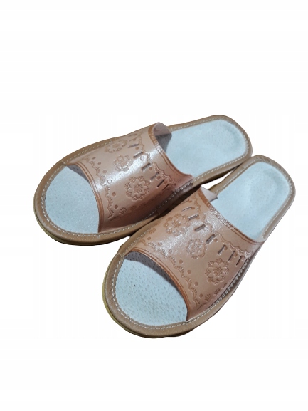 REGIONALNE KAPCIE KLAPKI LACIE SKÓRA DAMSKIE *36*