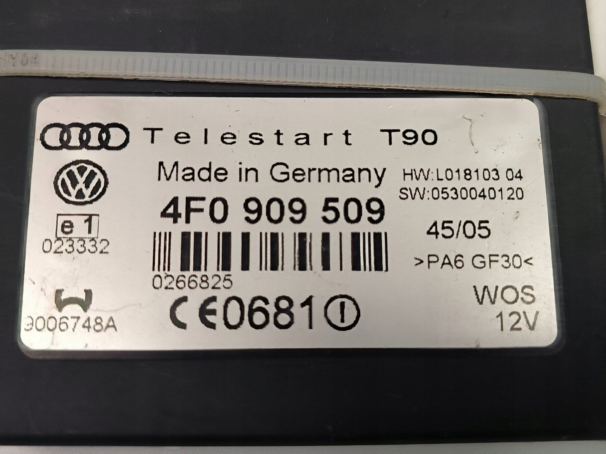 modul WEBASTO 4F0909509 AUDI A6 C6