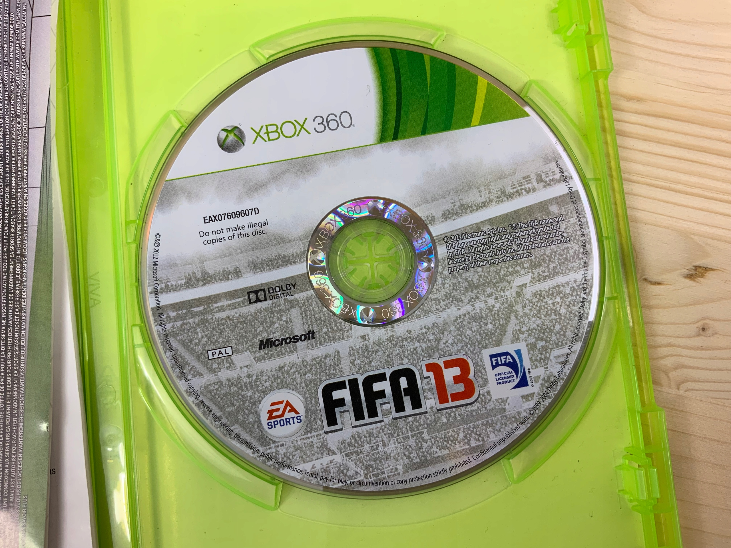 FIFA 13 płyta bdb komplet KINECT XBOX 360 Wydawca Electronic Arts Inc.