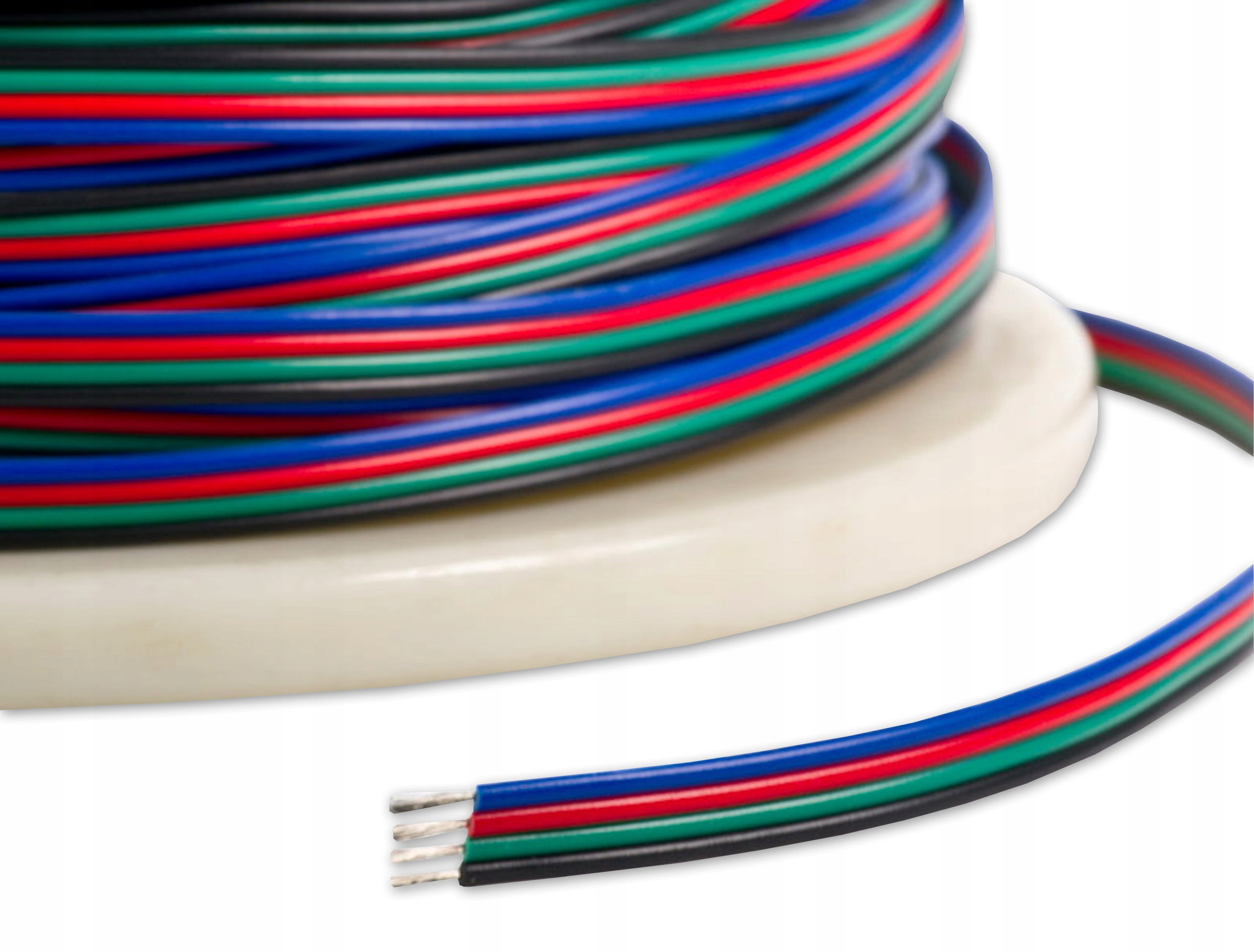 

Przewód 4 Żyłowy Pin Do Taśm Led Rgb 1m kolorowy