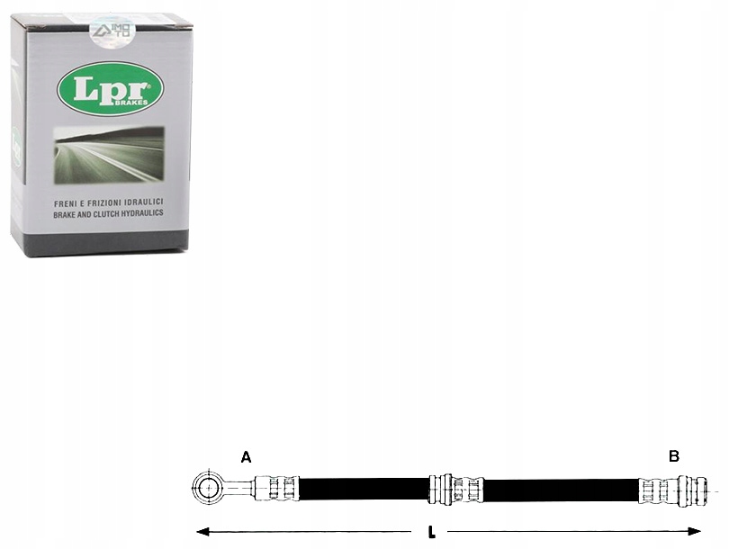 тормозной шланг P CARISMA 1.6 95-06 lpr