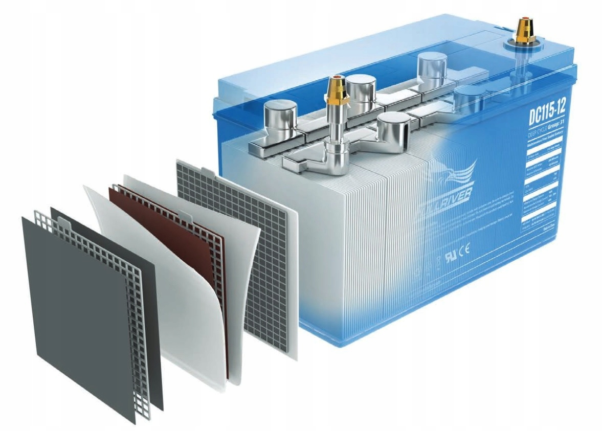 Akumulator do pieca AGM DC115-12 12V 115Ah Marka Fullriver