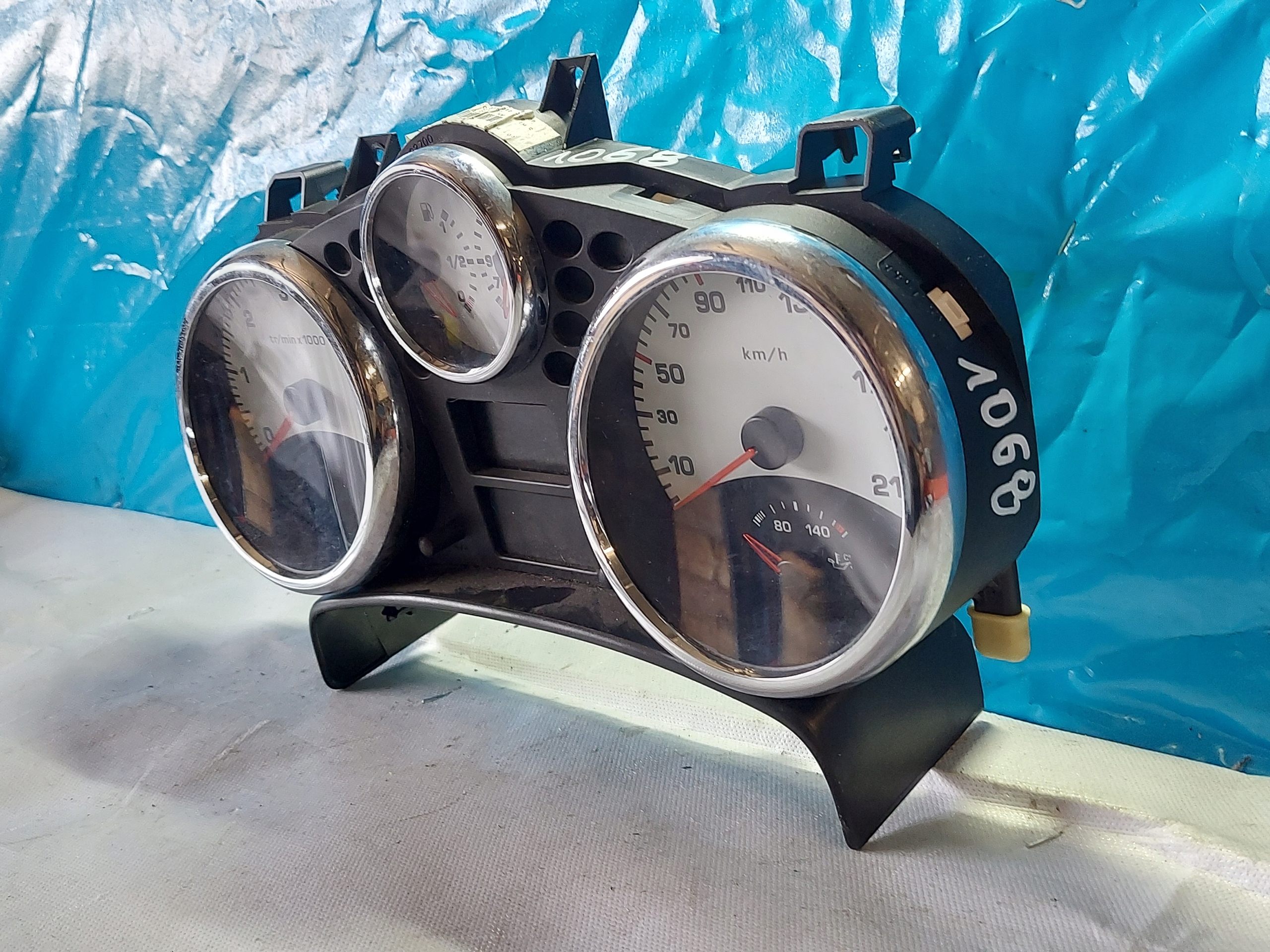 dials clock PEUGEOT 207 1.6 HDI A2C53065549