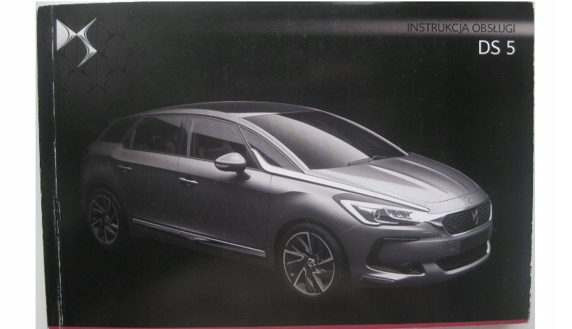 DS 5 2015-2018 польская книга поддержки DS5 цветная
