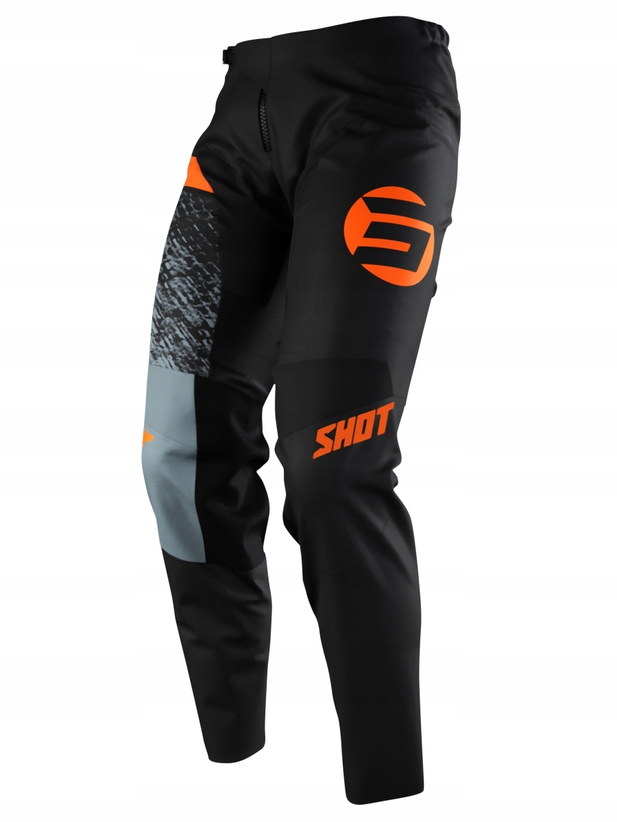 Shot Racing Výpredaj Nohavice Moto Contact Roll Orange Farba Čierna/Sivá/P