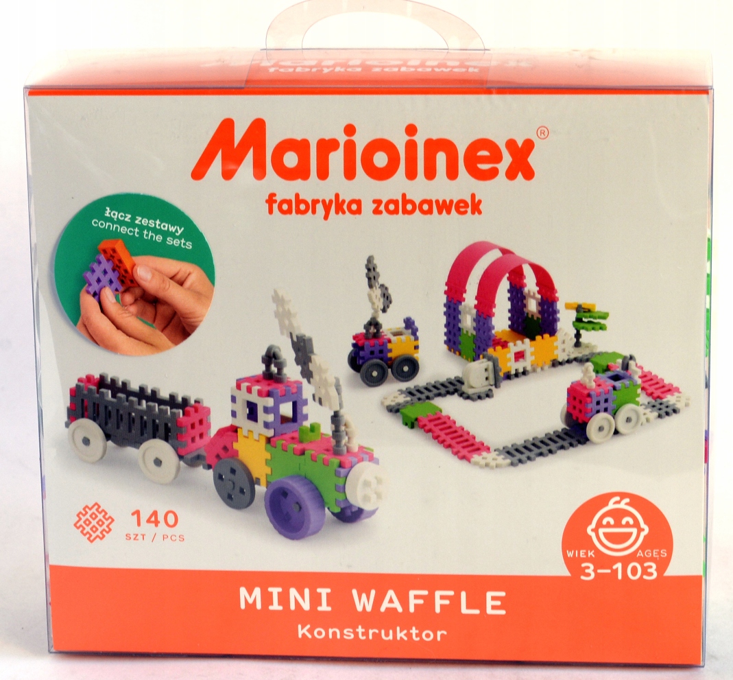 

Mini Waffle Konstruktor 140 El 3+ Marioinex