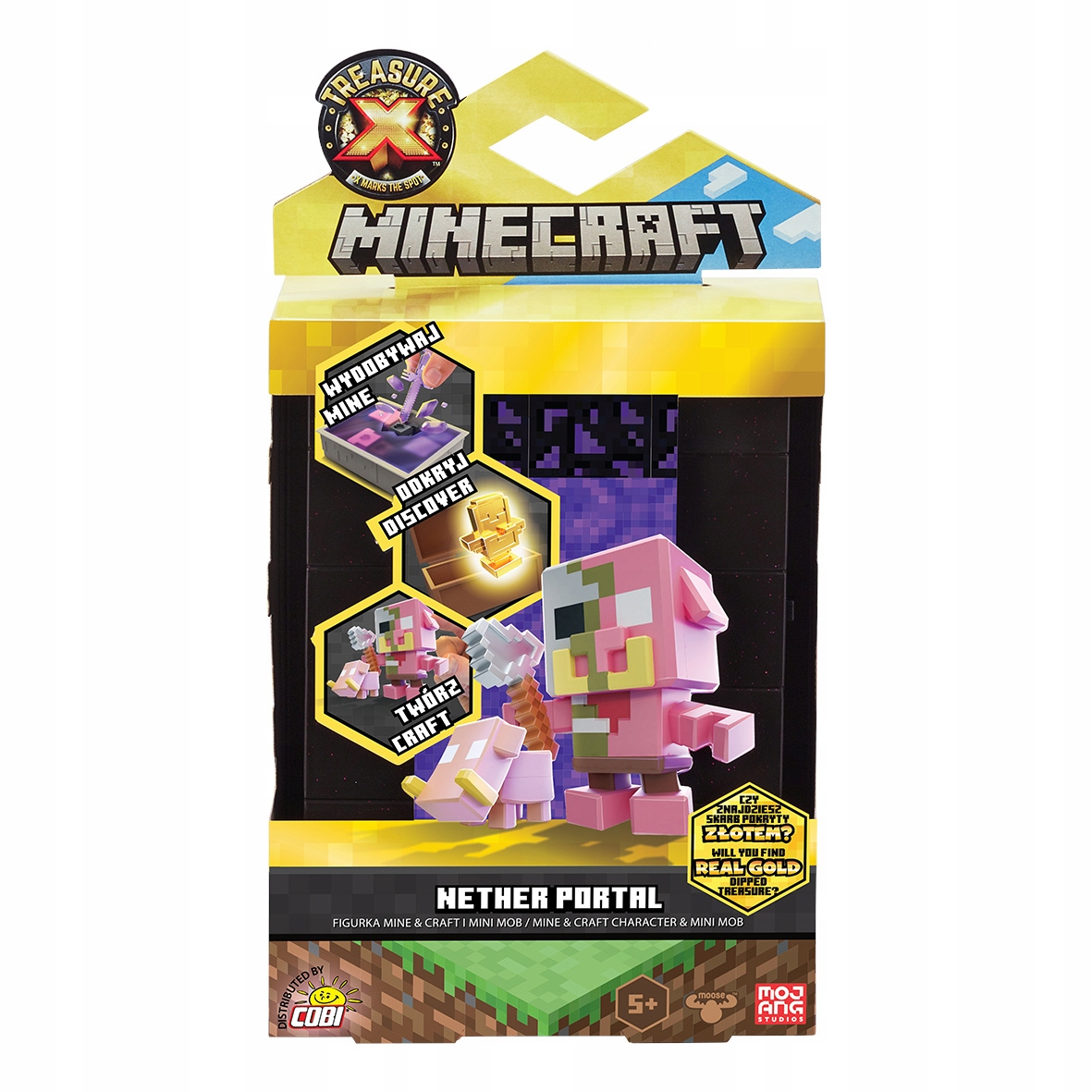 TREASURE X MINECRAFT WYKOPALISKA NETHER PORTAL Rodzaj produktu figurka z gry