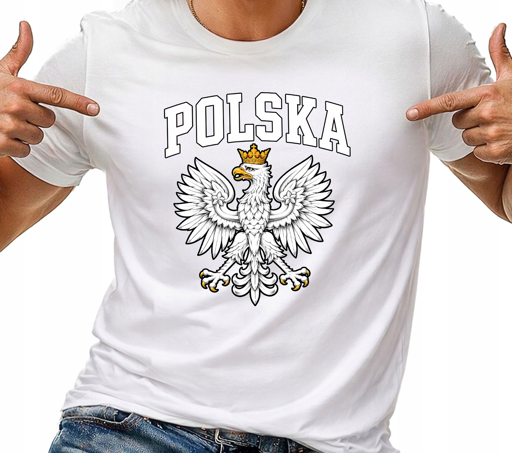 Tričko Tričko Pánské Polský Orel V Koruně Národní Znak Dárek XXL