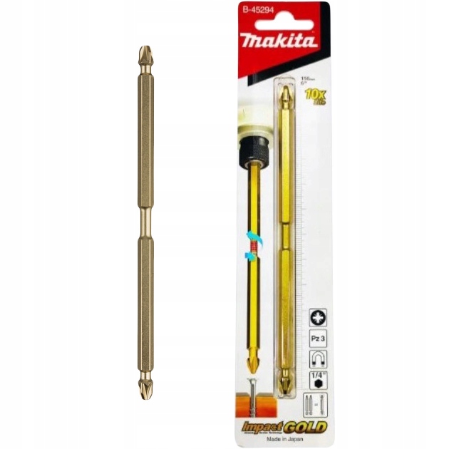 

Makita Bit PZ3 Podwójna Końcówka Impact Gold 150MM