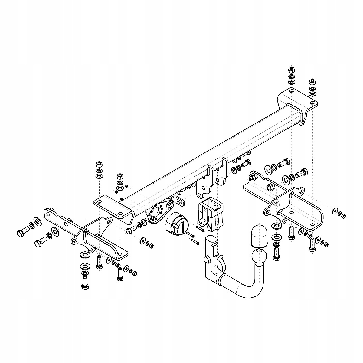Hak Wypinany do Fiat Tipo Cross 356 HTB od 20 MODUŁ WIĄZKA 13 PIN GRATIS Producent Steinhof