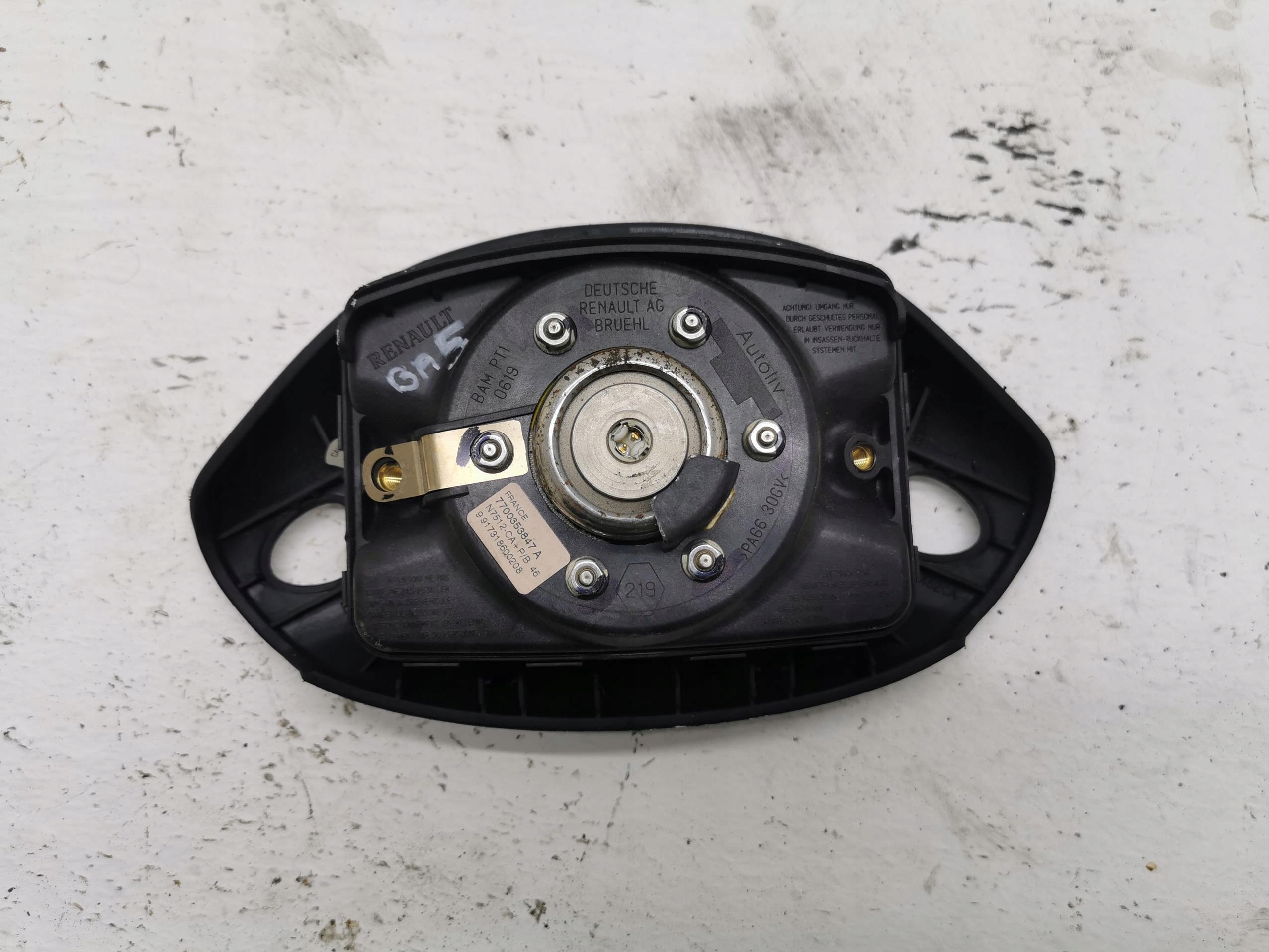 airbag autisti RENAULT KANGOO e 97-03 7700353847A