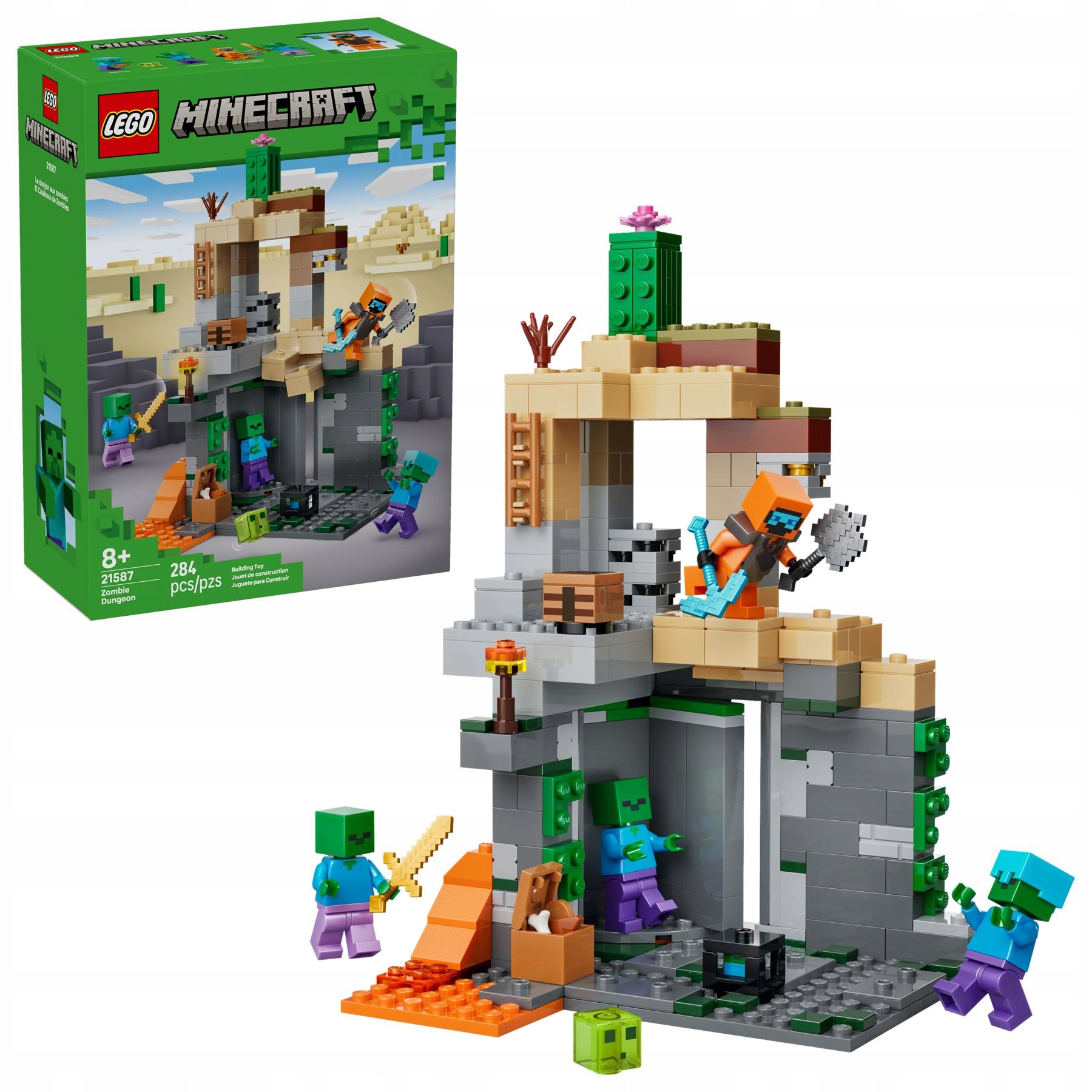 stavebnice Lego Minecraft 21587 Loch zombie