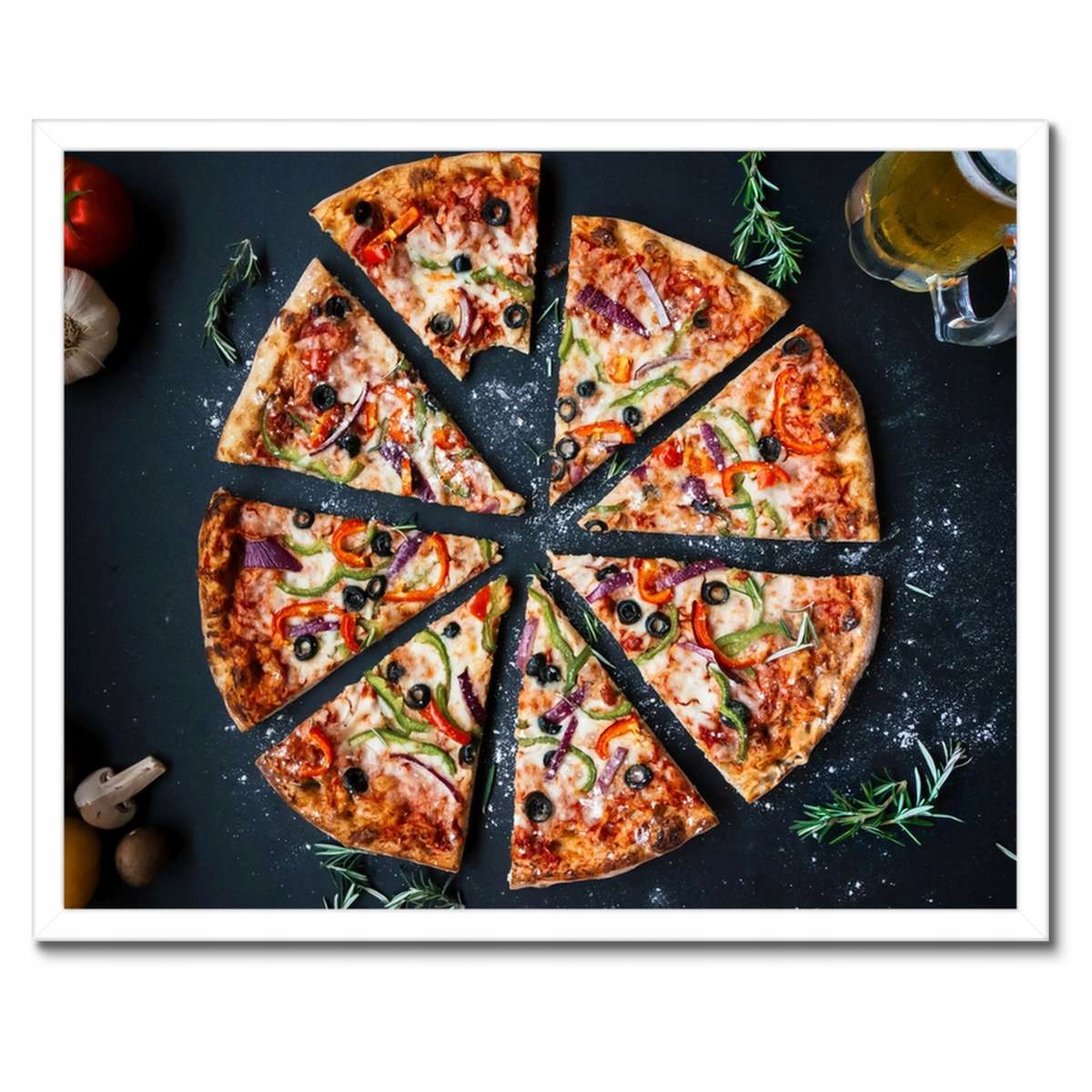 Plakáty v rámu 50x40 Lahodná pizza