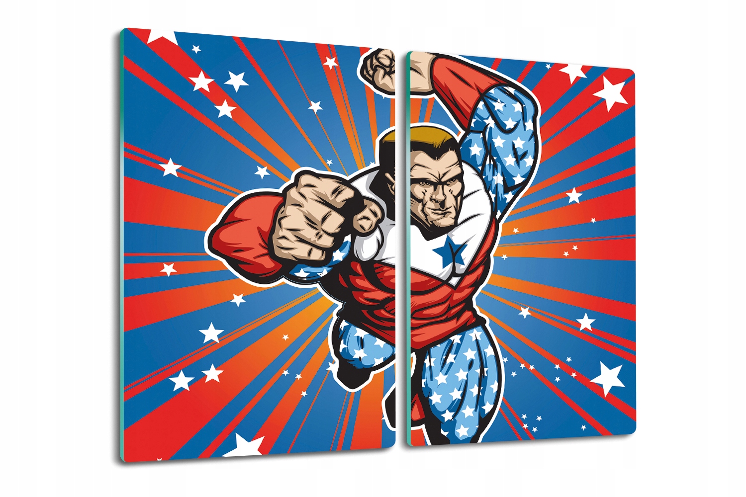 Kuchyňská deska na krájení chleba a uzenin Zeleniny 2x30x52 Hrdina superman