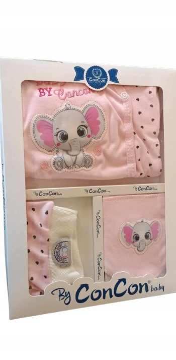 KOMPLET WYPRAWKA dla noworodka 5 części 56-62 cm Marka Inna marka