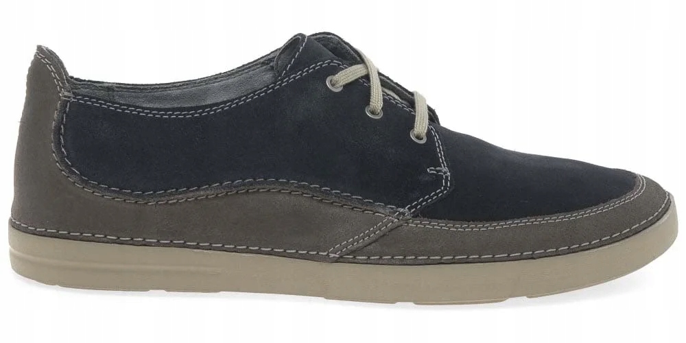 Clarks Pánské polobotky Gosler Edge velikost 40 Tmavě modrá semišová kůže