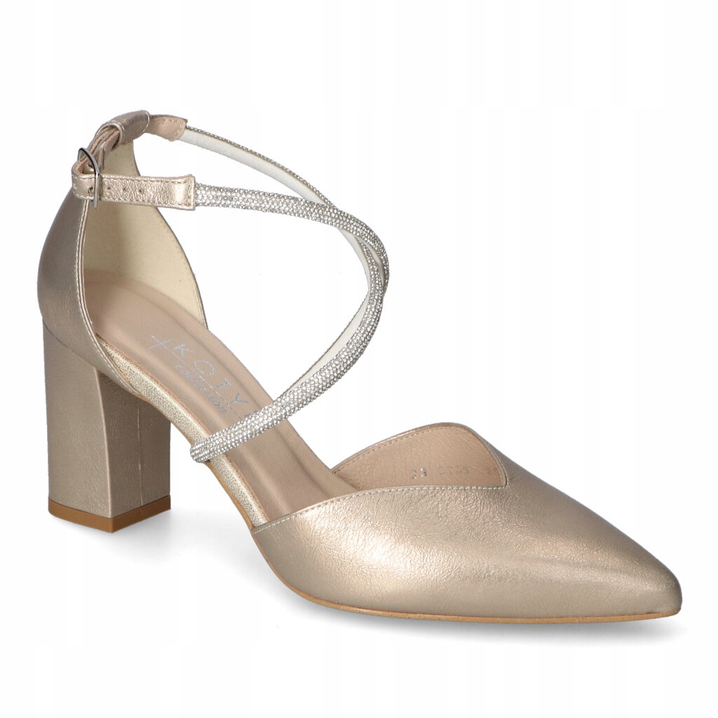 Dámské lodičky Kotyl Zlaté Lico Kožené 39