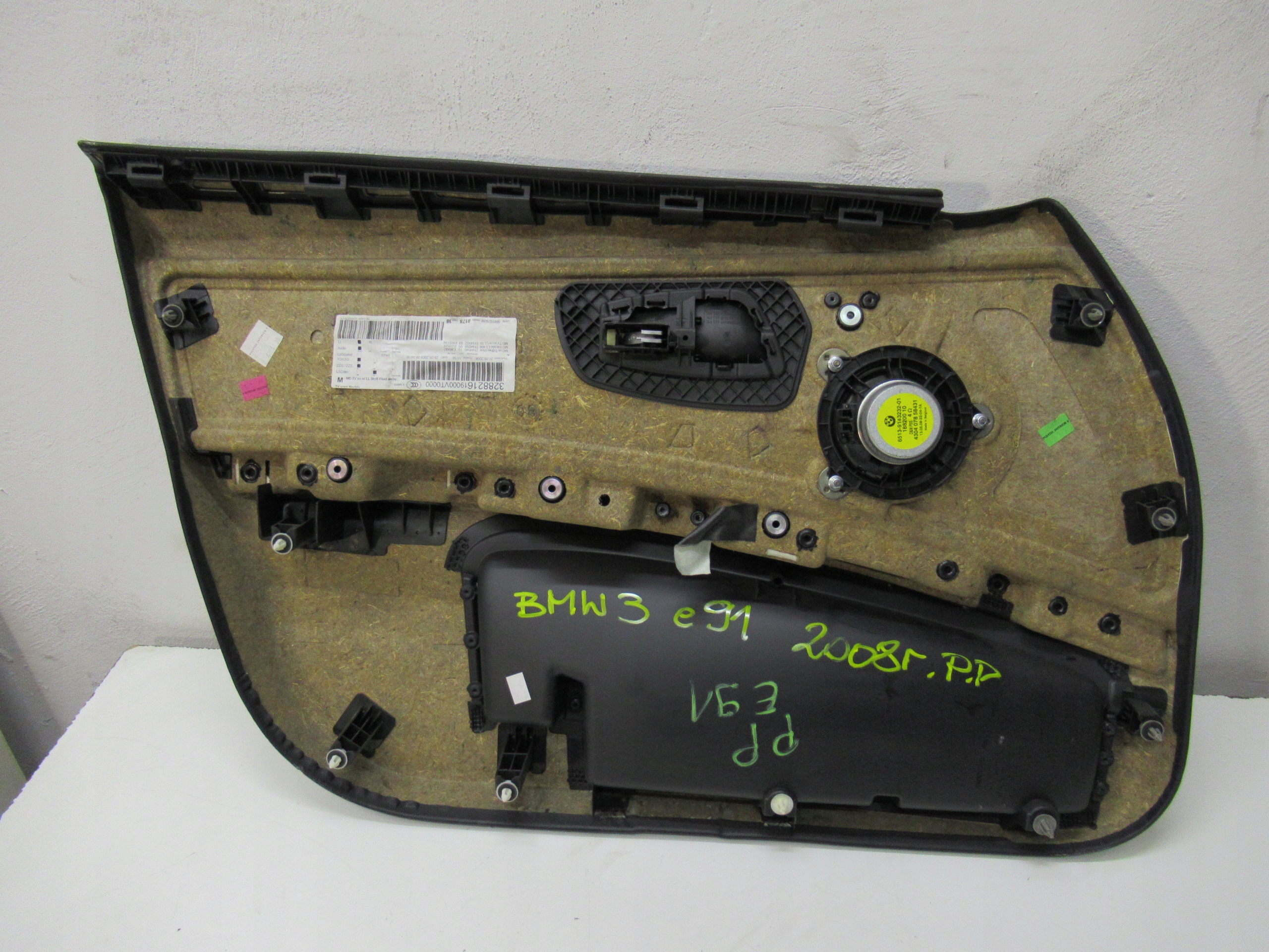 BMW E91 side upholstery door right front 08R EU