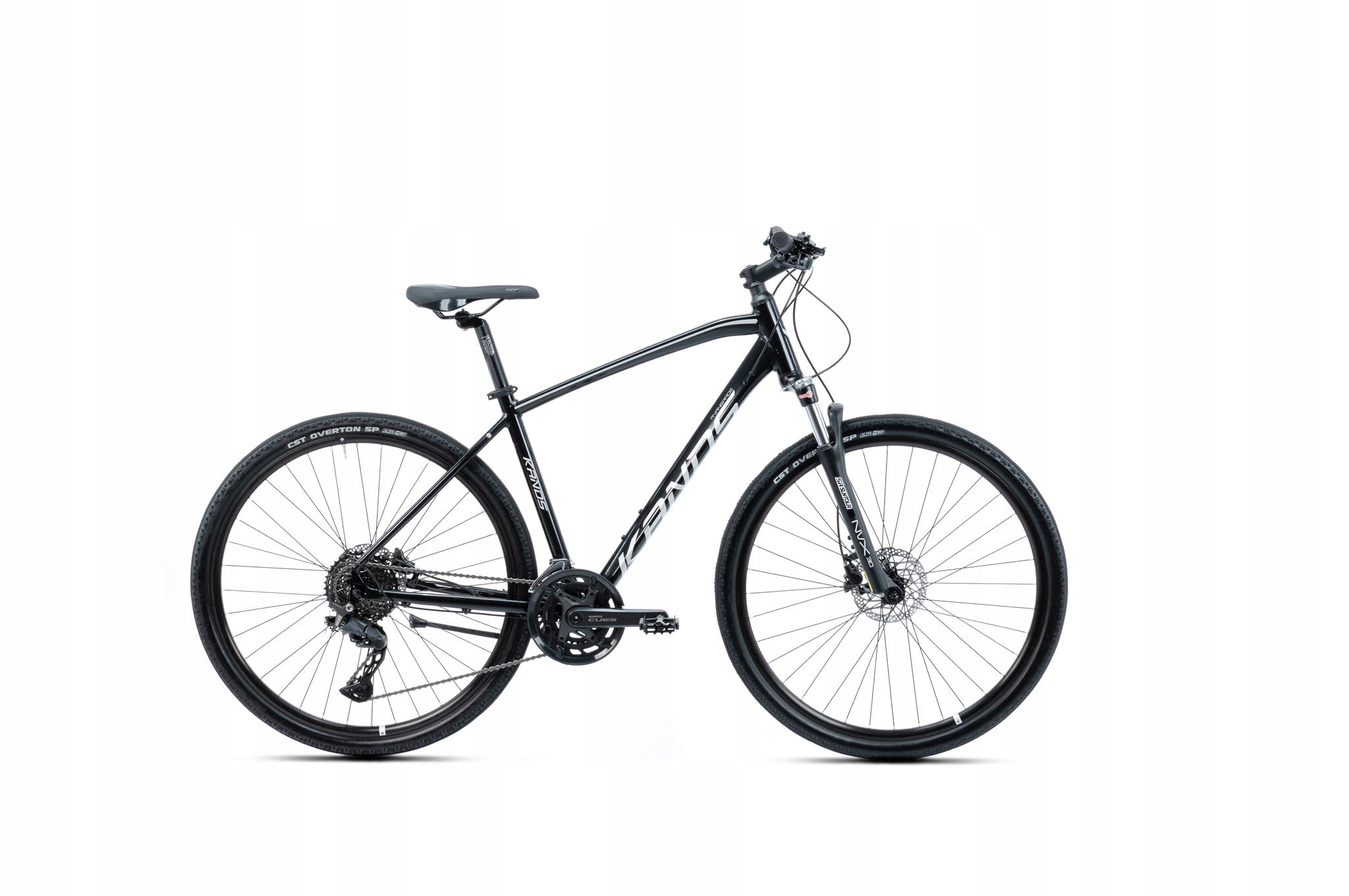 Rower Crossowy 28 Kands Avangarde czarno-srebrny połysk R21 184-199 cm 2025