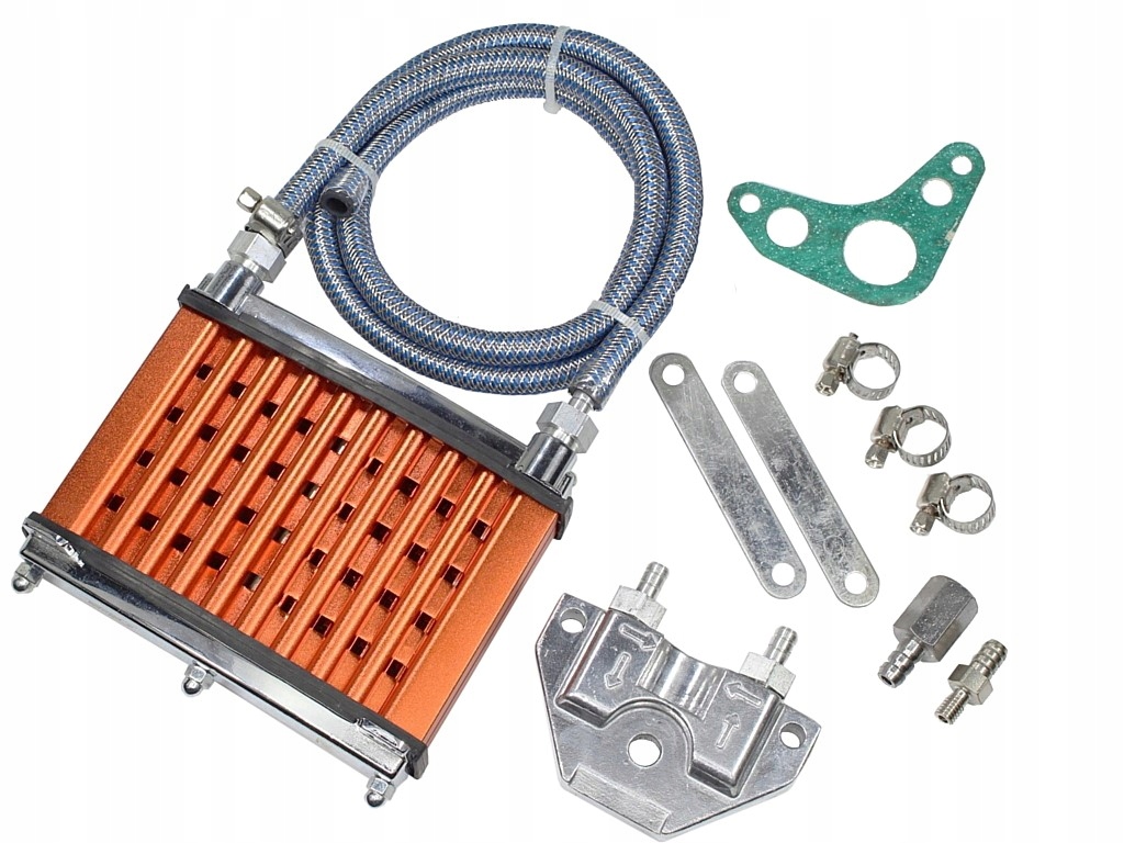 CHŁODNICA OLEJU ATV 110/125 POMARAŃCZOWA CZOPER