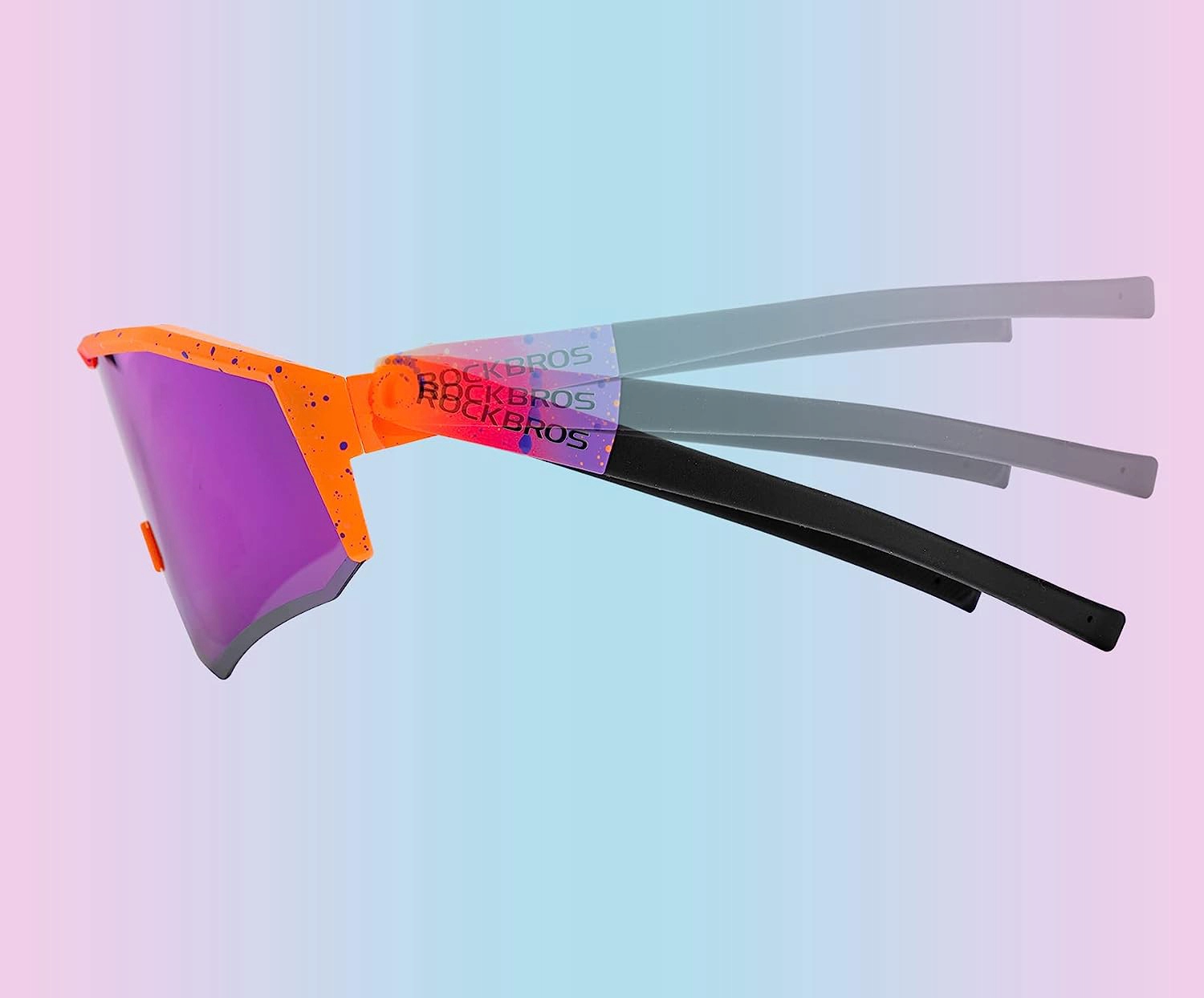 Okulary rower reg. kąt zauszników ROCKBROS SP297/3 pink EAN (GTIN) 736639211479