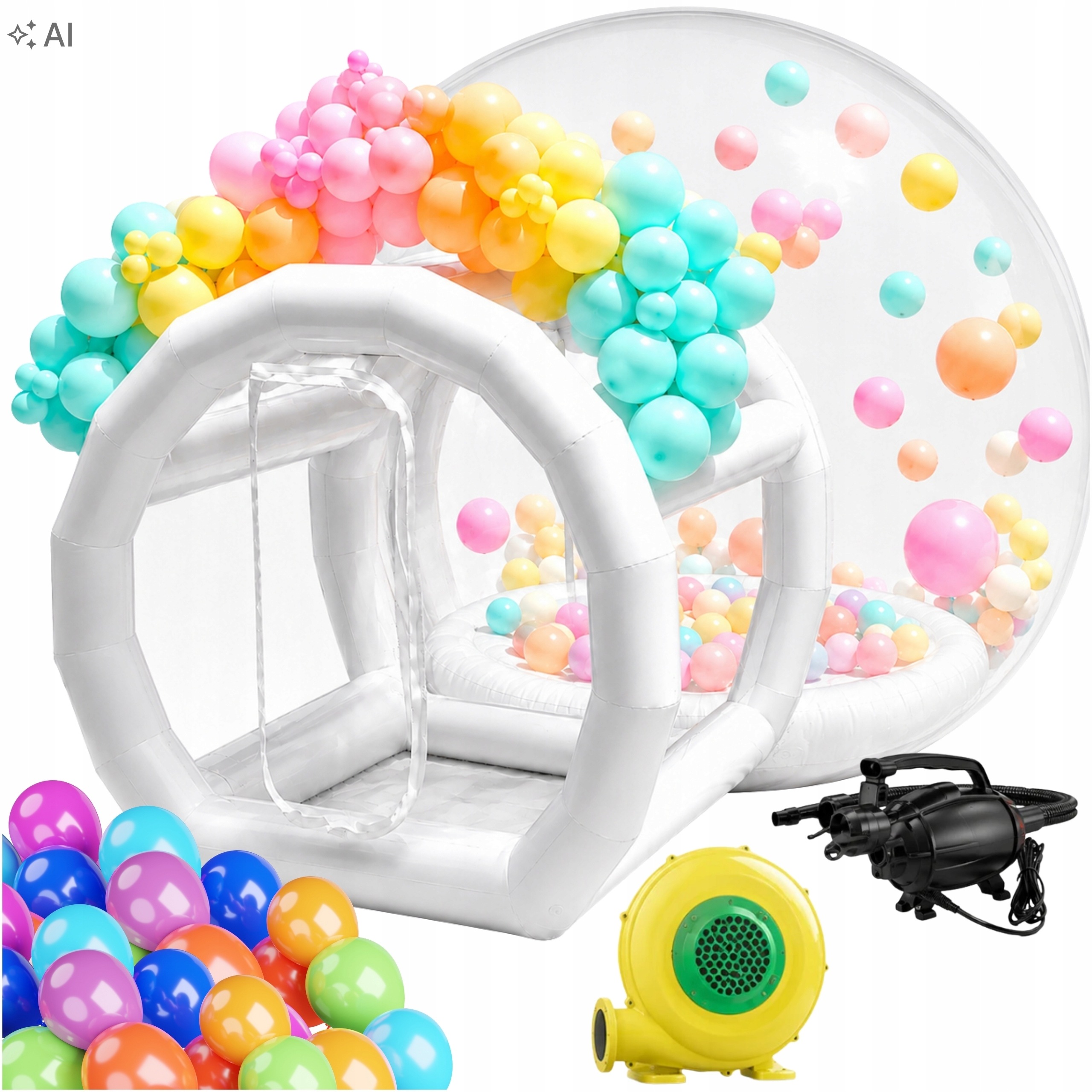 Bubble House Nafukovací Domeček S Balónovou Trampolínou, Narozeniny, Svatba Dle