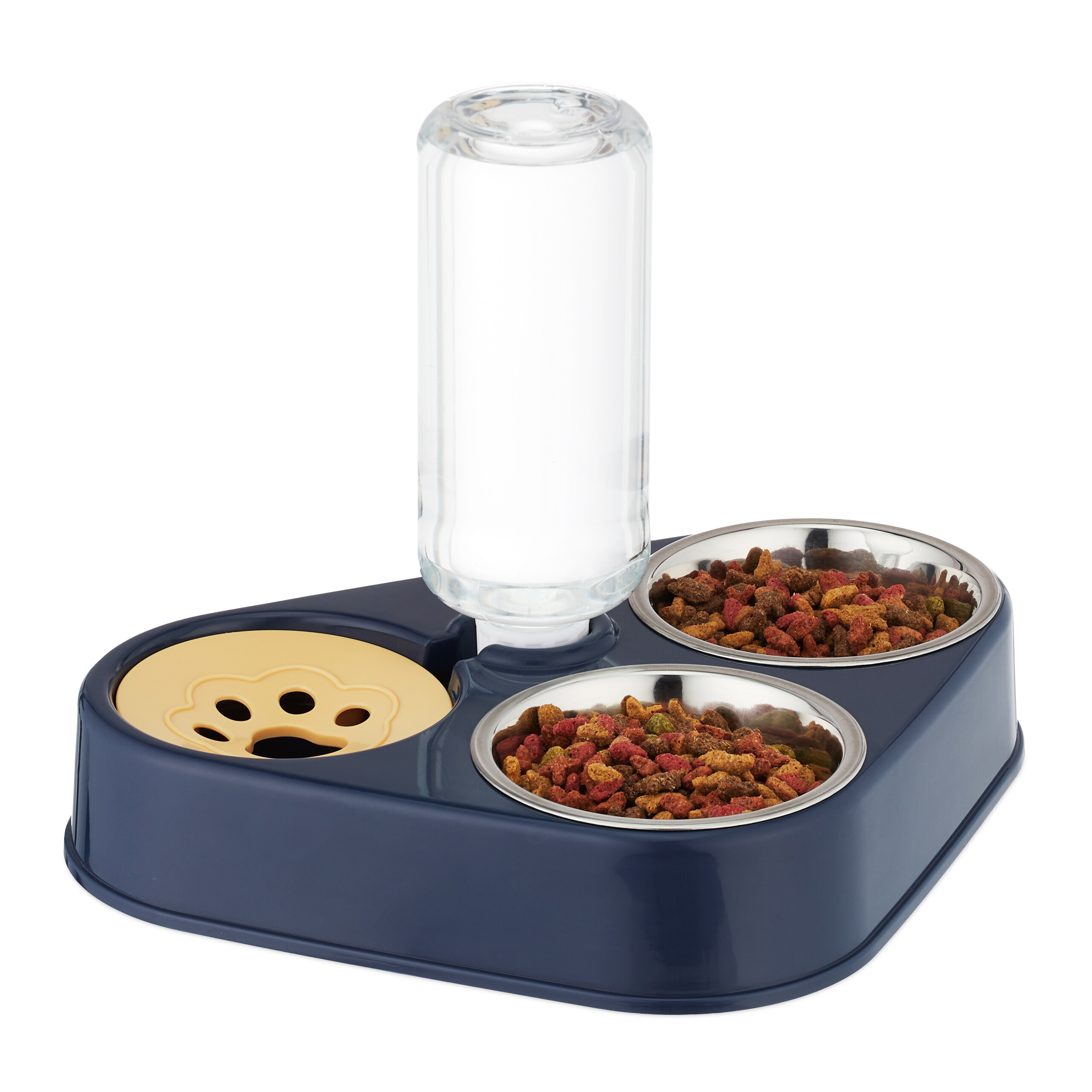 Levně Sada dvou plastových misek Relaxdays, odstíny žluté