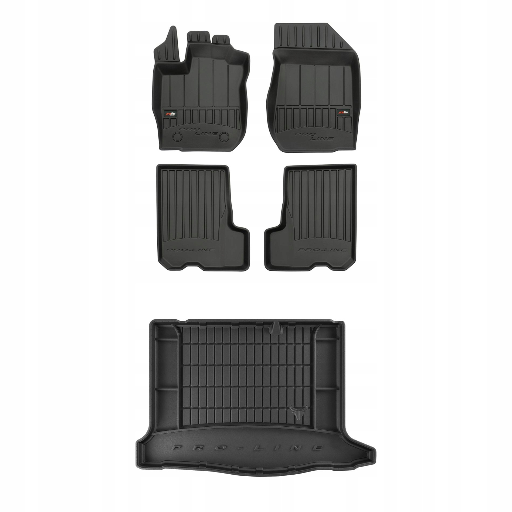 Sada gumových kobercov a rohoží pre Dacia Sandero II 2012-2020