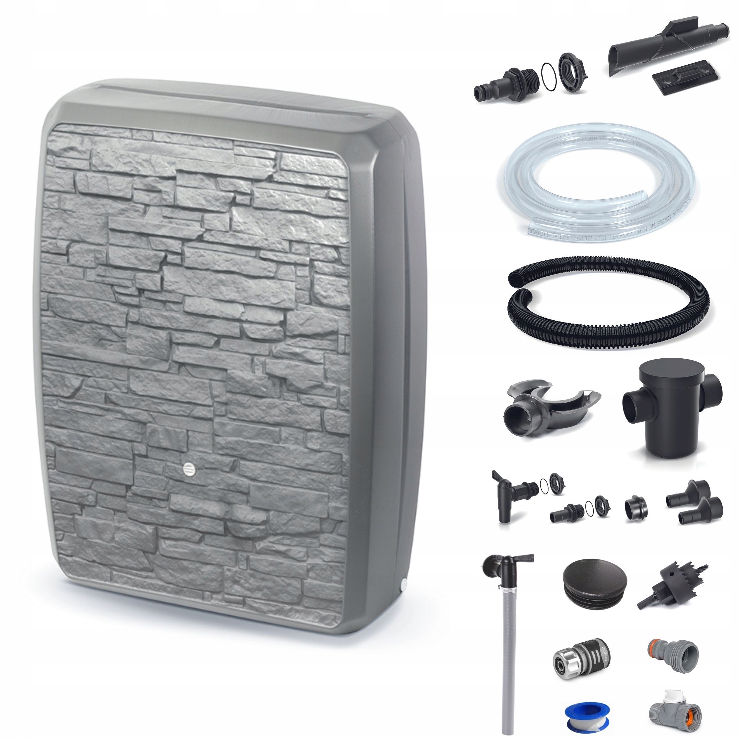 Zbiornik na deszczówkę Multitank IMK250 + przyłącza