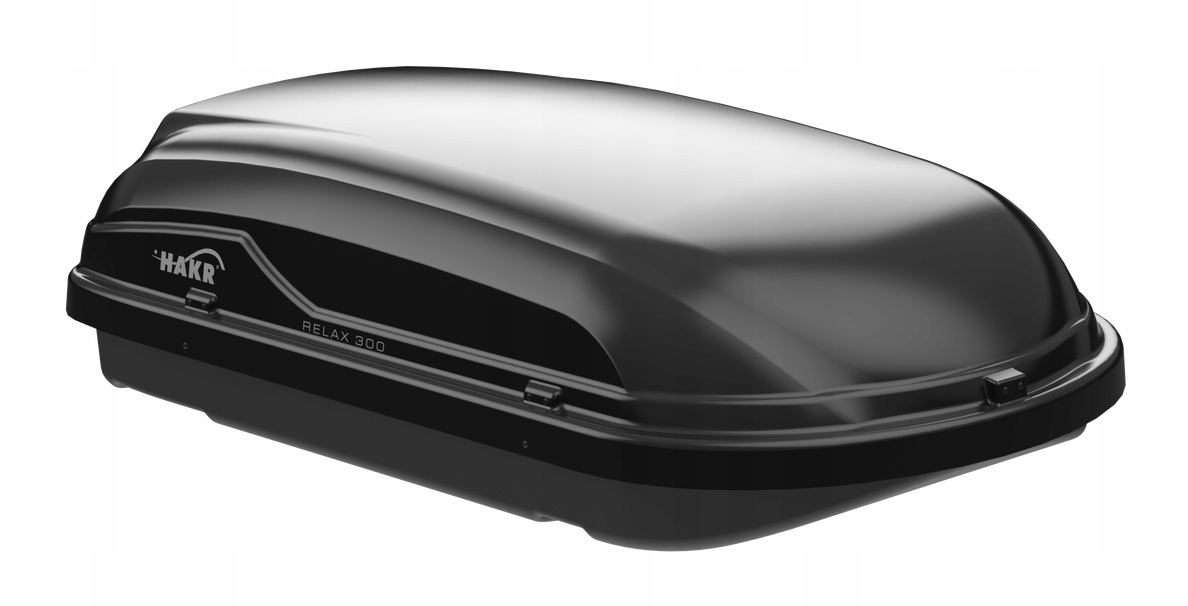 BOX dachowy 300 litrow 125cm czarny polysk mocny EAN 8594070938469