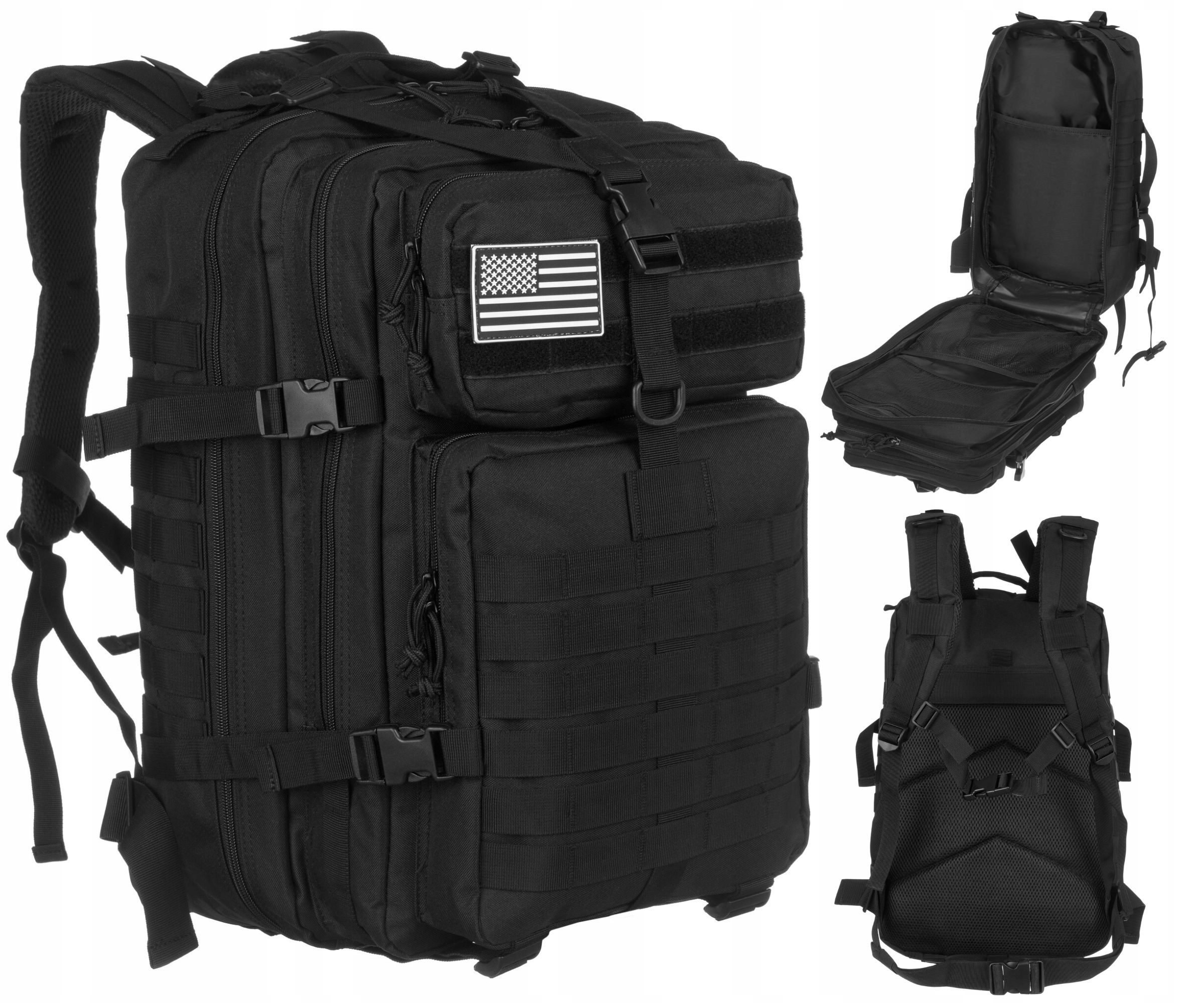 Velký Batoh 30-40L Molle Survival Evakuační Bob Silný