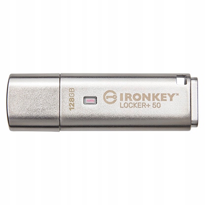 Kingston IronKey Locker+ 50/ 128GB/ Usb 3.1/ Usb-a/ Strieborná IKLP50…