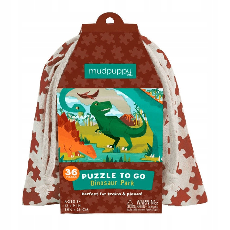 

Mudpuppy: puzzle podróżne Park Dinozaurów