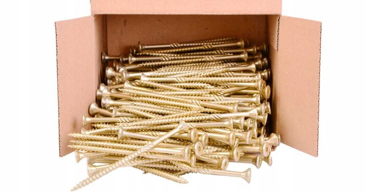 WKRĘTY CIESIELSKIE 6x60 TORX ŁEB STOŻKOWY 100SZT Stan opakowania oryginalne