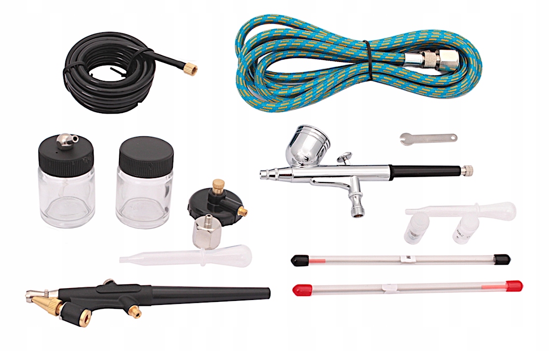 ZESTAW 2 AEROGRAFÓW 0.2, 0.3, 0.5, 0.8 mm