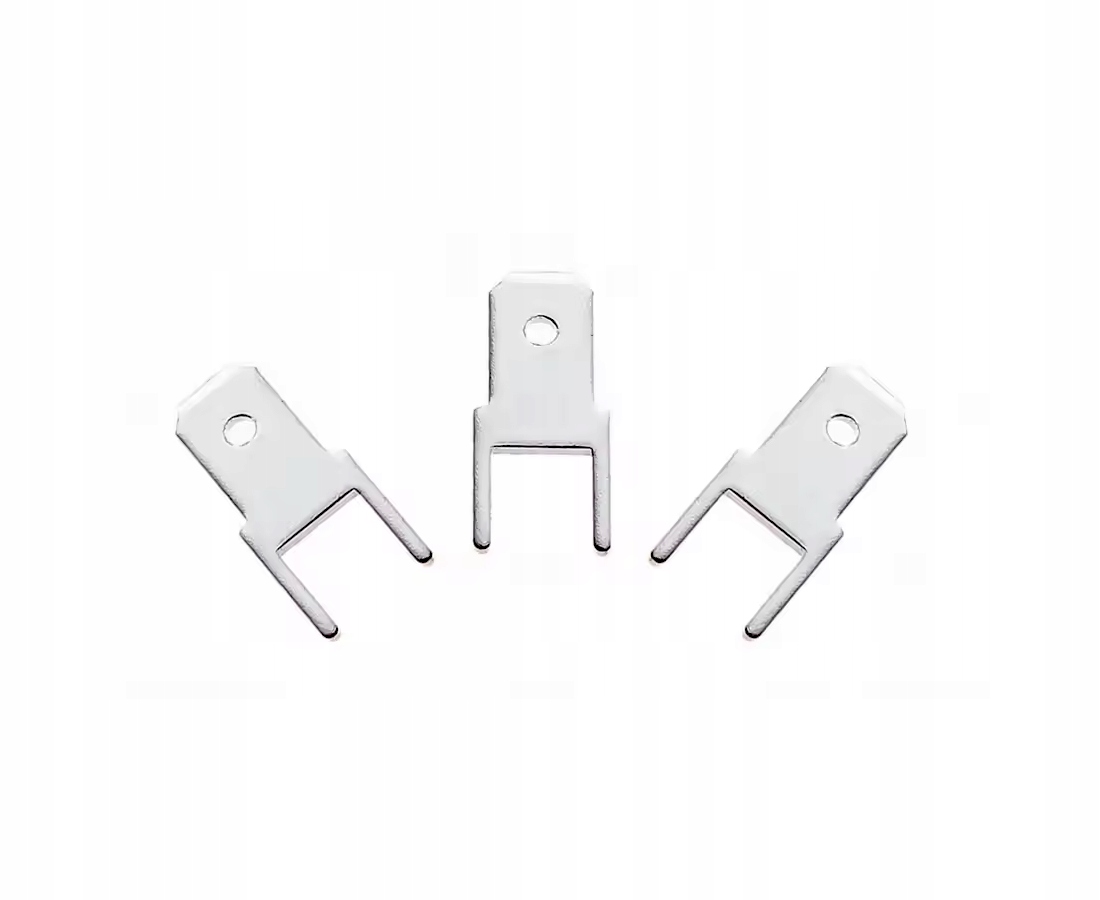 Złącze płaskie 4.8mm do lutowania na Pcb 10 szt