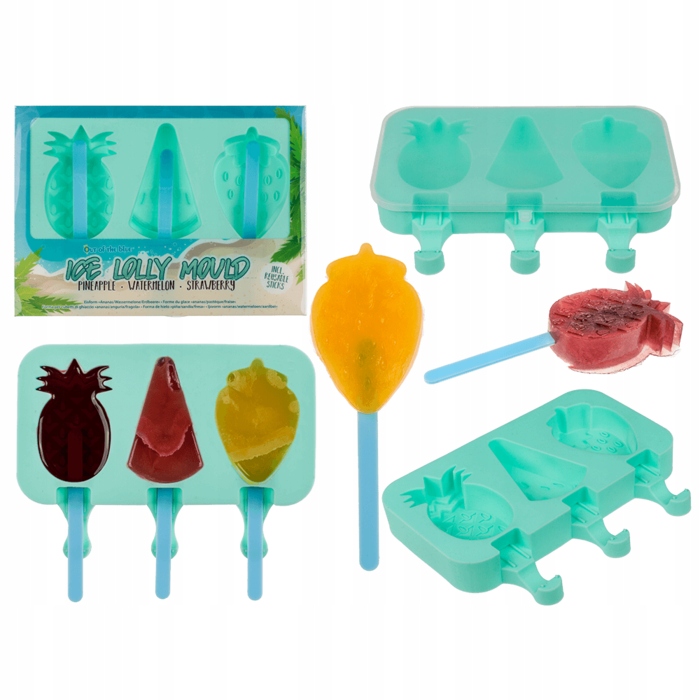 

Foremka na lody ananas, truskawka, arbuz Forma