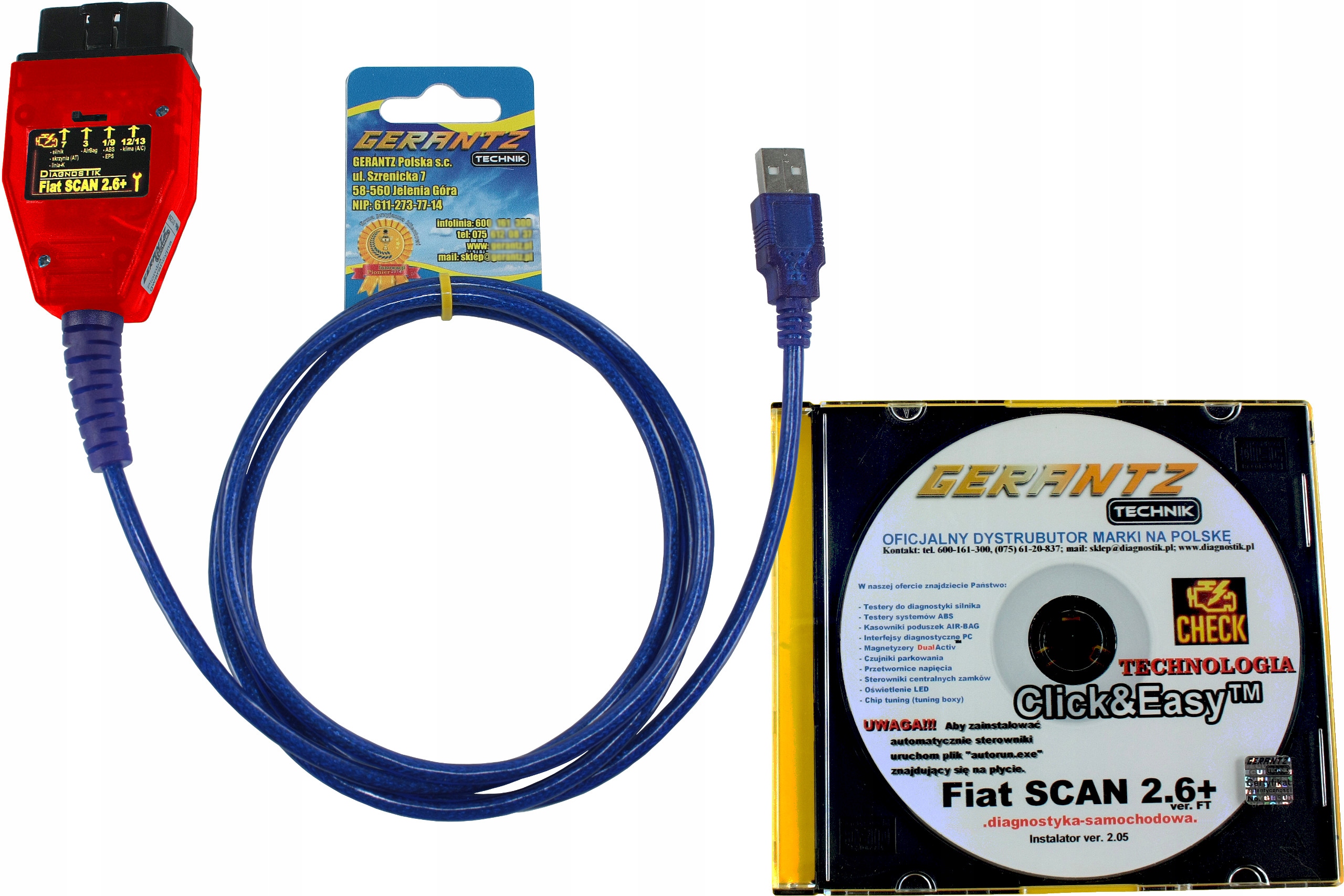 MODUŁ Diagnostyki Alfa-Romeo, Fiat, Lancia Thesis