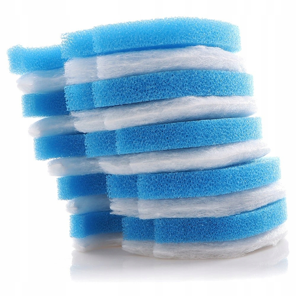 Levně SunSun – sada různých houbiček pro filtr HW-303 – 10 kusů