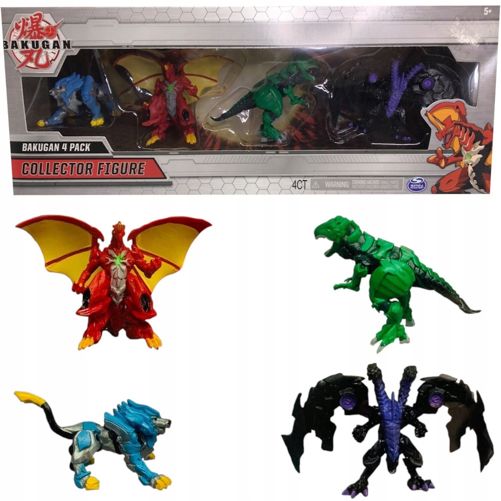 

Bakugan Zestaw Dragonoid Hydorous Nillious Trox