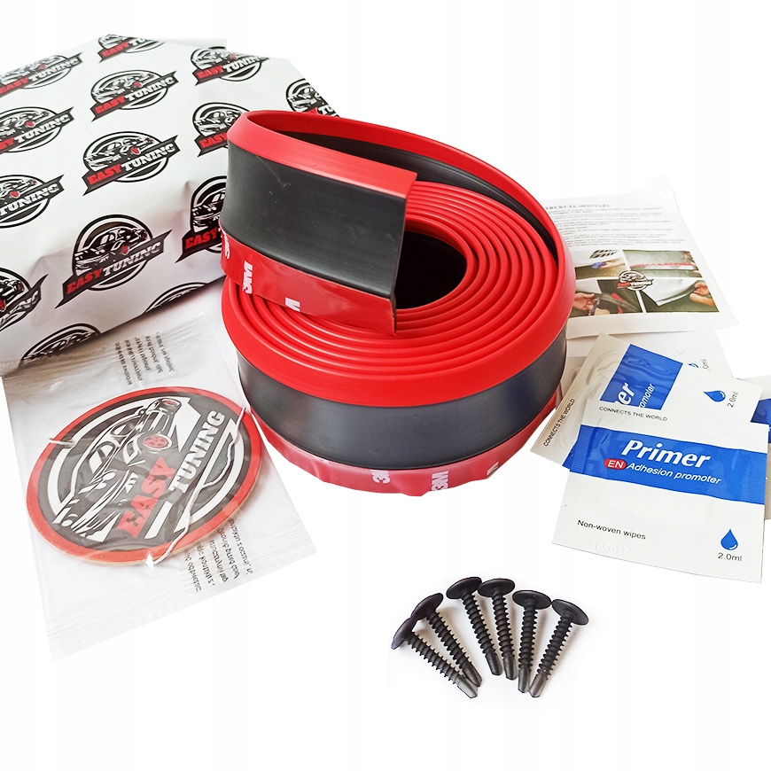 

Uniwersalna Dokładka Zderzaka 2,5M Black-red