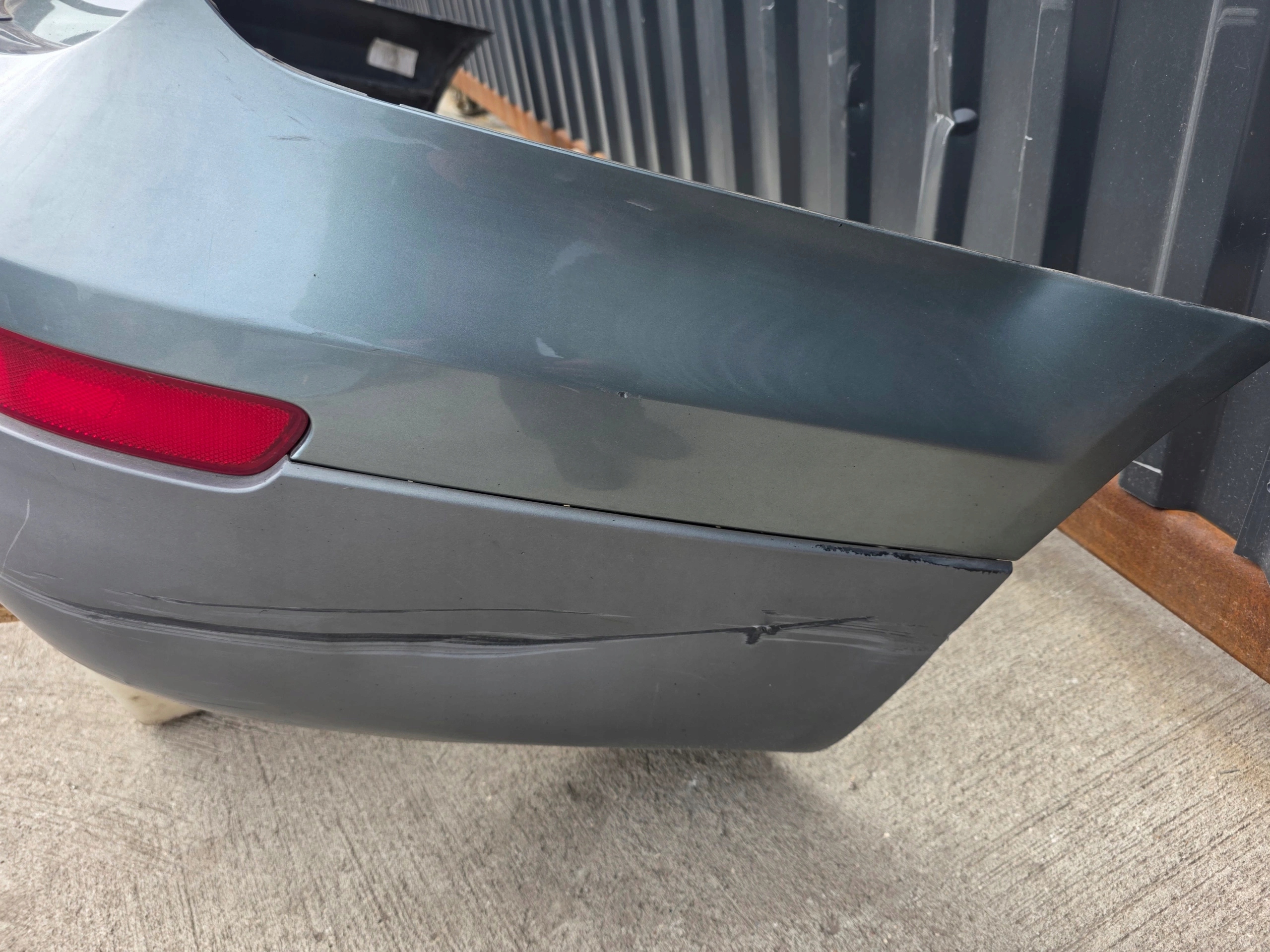 bumper rear part AUDI Q7 4L PDC towing LY7E 2005-2008
