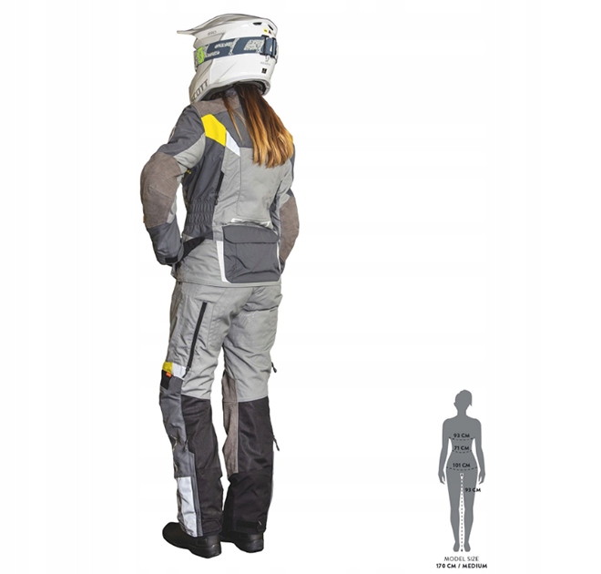 Spodnie Damskie Dualraid Dryo grey/yellow SCOTT 36 Rozmiar 36