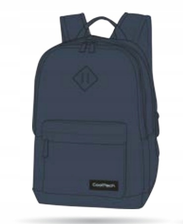 CoolPack Plecak szkolny wielokomorowy niebieski 26 l