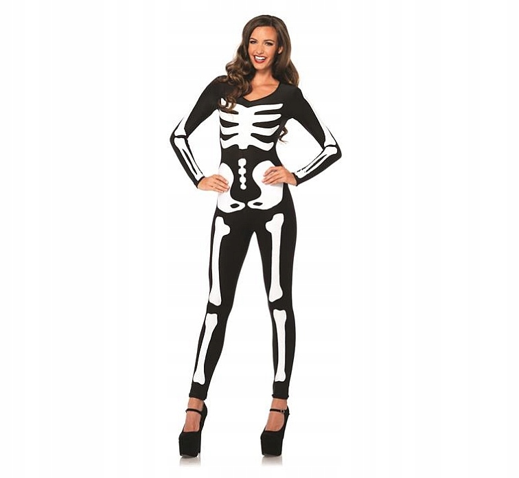 

Kombinezon lycra Szkielet, czarno-biały rozm. L