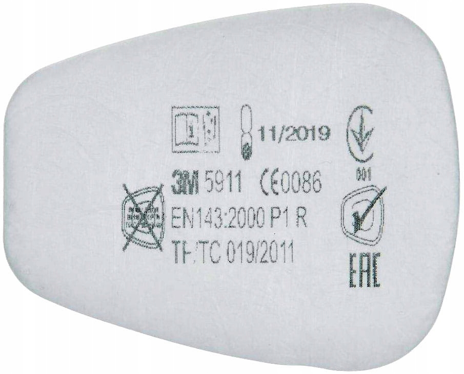 

3M 5911 Filtr Wstępny Przeciwpyłowy P1 1szt