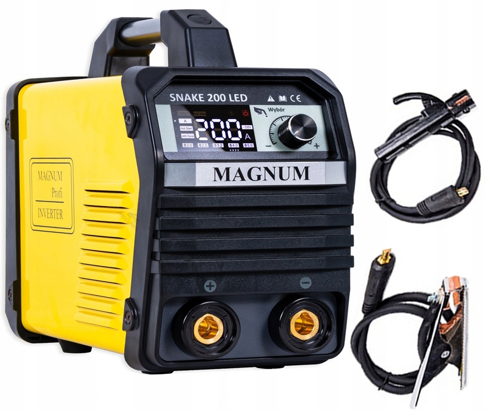 SPAWARKA MAGNUM SNAKE 200 LED MMA TIG LIFT 200A