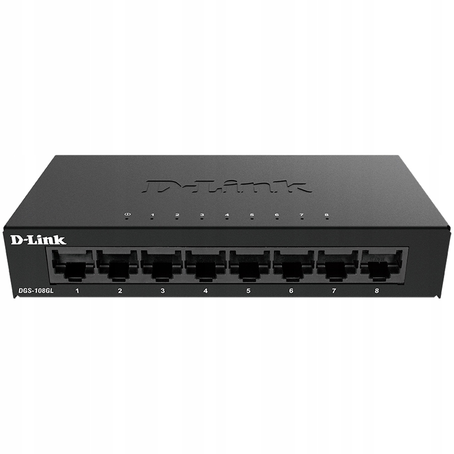 D-Link 8-portový přepínač Gigabit Ethernet, kovový, neřízený