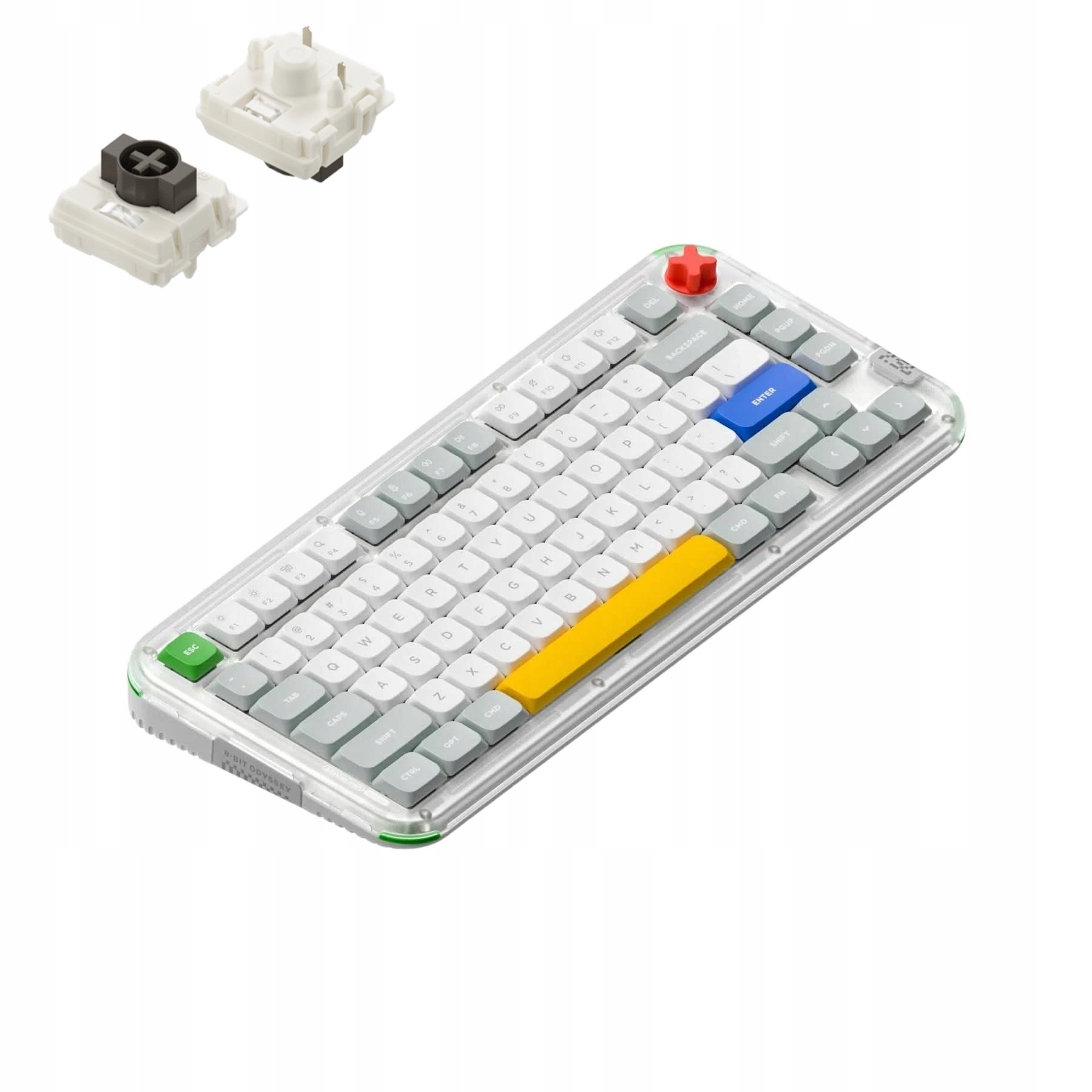 Nuphy Kick75 Klawiatura Mechaniczna Bezprzewodowa Low-Profile Brown Nano